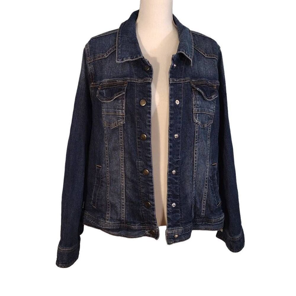 Lane Bryant Blue Denim Jacket 20
